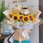 Bó hoa hướng dương tốt nghiệp